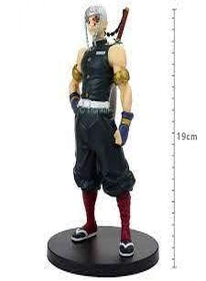 Trunkin Rubber Demon Slayer Tengen Uzui Action Figure The Sound Hashira Figurine Standie Collectible Figure Manga Weeb, 10 cm , 10 cm - Image 3